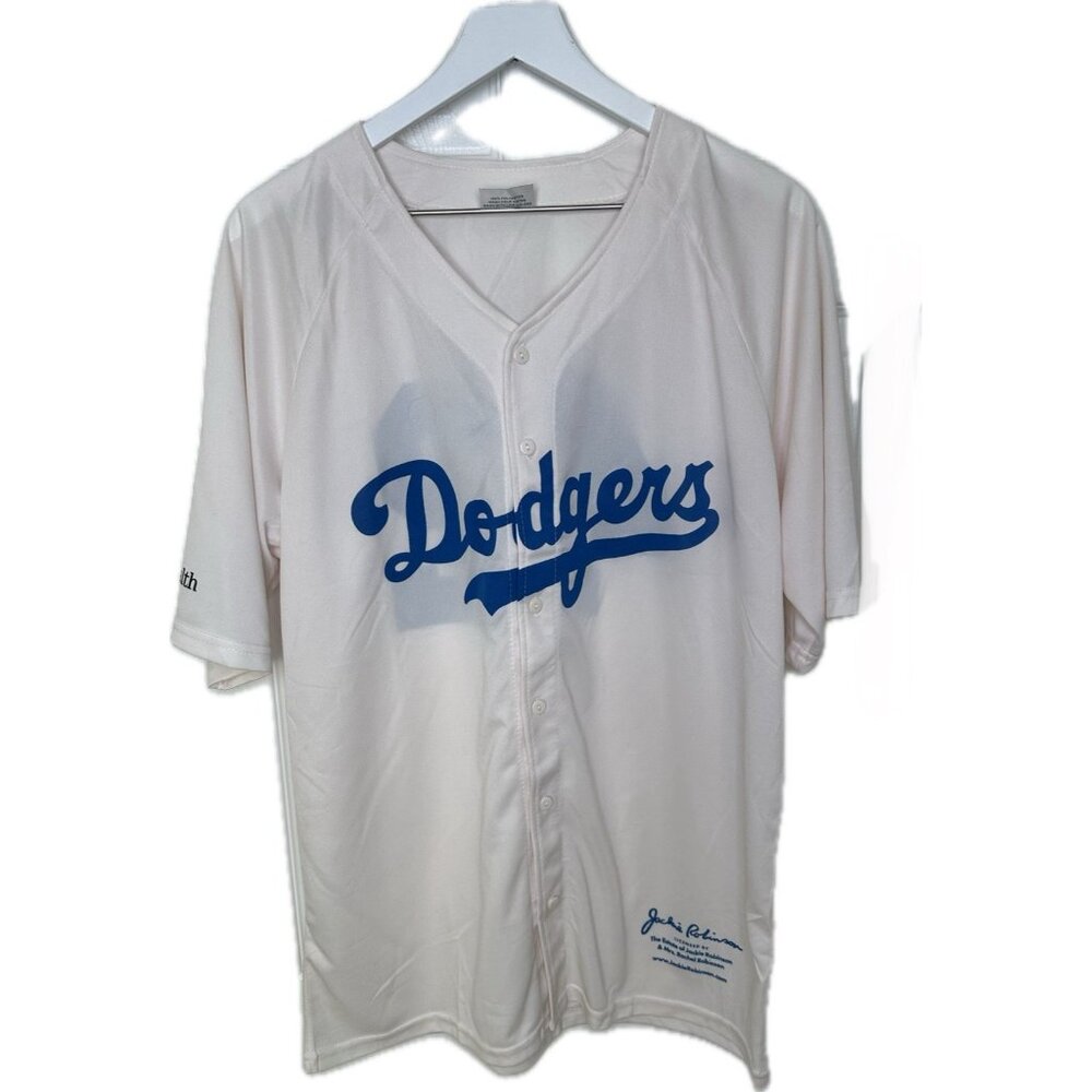 Los Angeles Dodgers UCLA Health Jackie Robinson Jersey SGA Giveaway Size XL